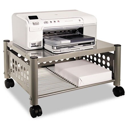 Vertiflex Vertiflex VF52005 Underdesk Machine Stand- 1-Shelf- 21-1/2 x 17-3/4 x 11-5/8- Matte Gray VF52005